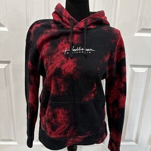 Hollister Must Have Collection Women's Black and Red Hoodie size XS